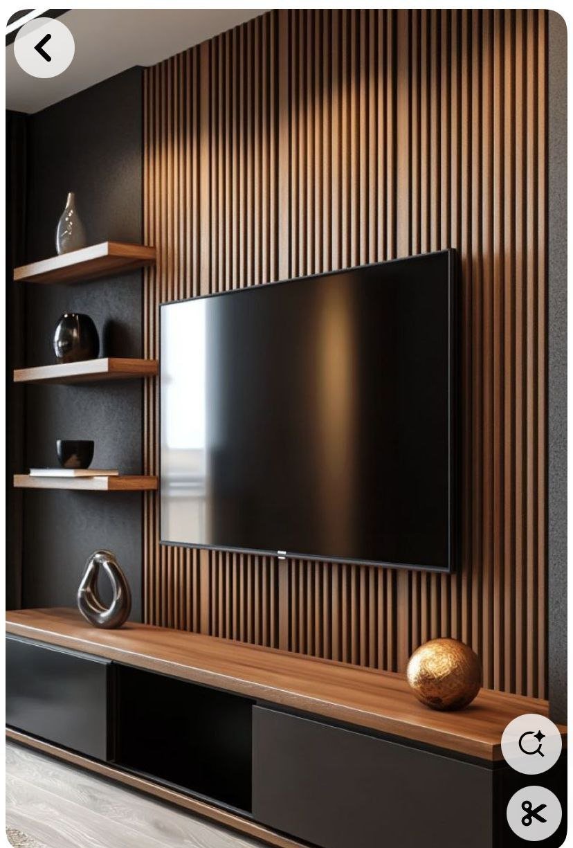 خدمة جدار خشبي أنيق ضمن قسم خلفيات شاشة