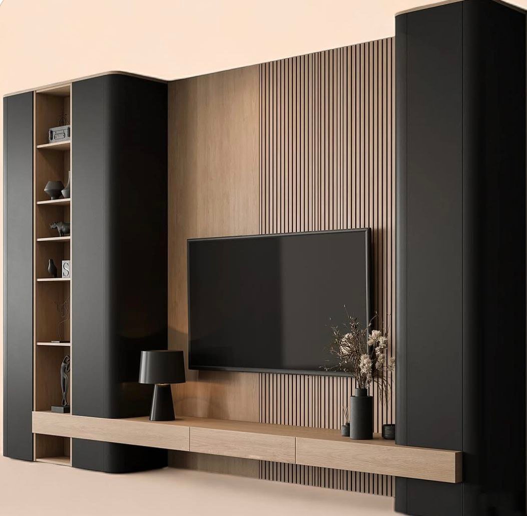 خدمة أناقة الأسود والخشب ضمن قسم خلفيات شاشة