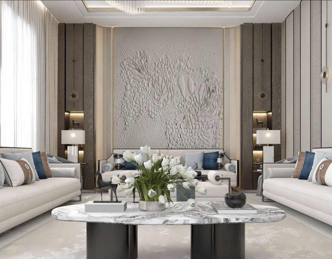 خدمة أناقة بسيطة ضمن قسم مجالس