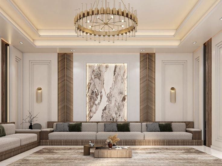 خدمة تناغم الفن والضوء ضمن قسم مجالس