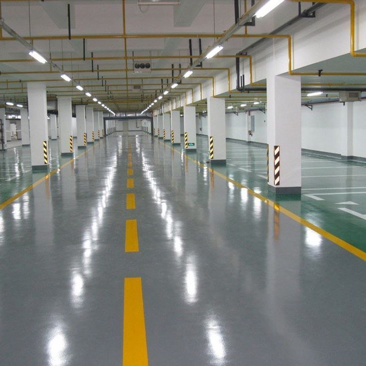 خدمة أرضية مواقف إيبوكسي احترافية ضمن قسم ايبوكسي دهان ارضيات